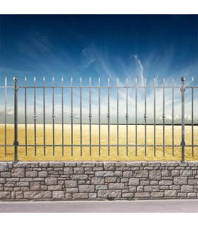 Grille de cloture VIENNA 10 prête à poser