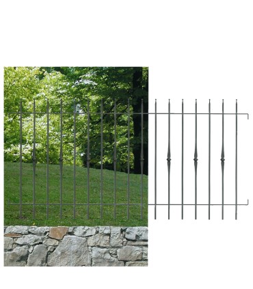 Grille de cloture SIENA 10 prête à poser