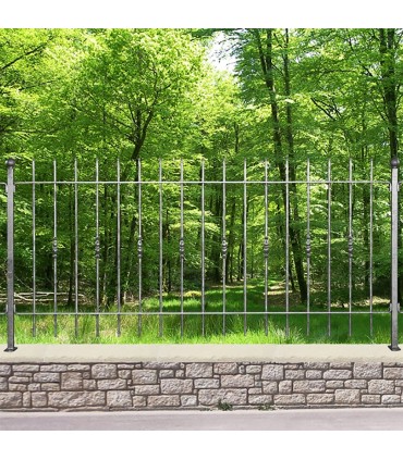 Grille de cloture MANTOVA 10 prête à poser
