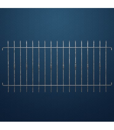 Grille de cloture MANTOVA 10 prête à poser