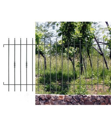 Grille de cloture MANTOVA 10 prête à poser