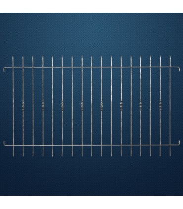 Grille de cloture MANTOVA 12 prête à poser