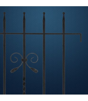 Grille de cloture VENEZIA 10 prête à poser