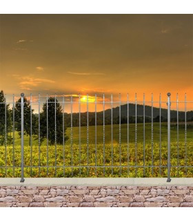 Grille cloture LIVORNO 10 prête à poser