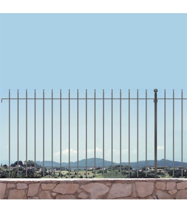 Grille cloture LIVORNO 12 prête à poser