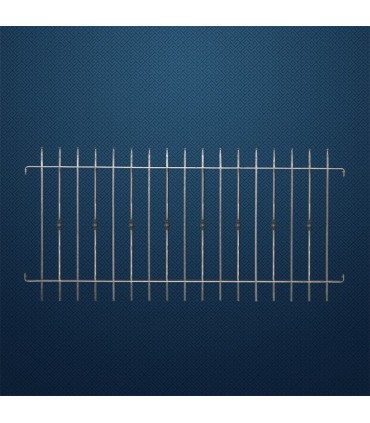 Grille cloture ITALIA 10 prête à poser