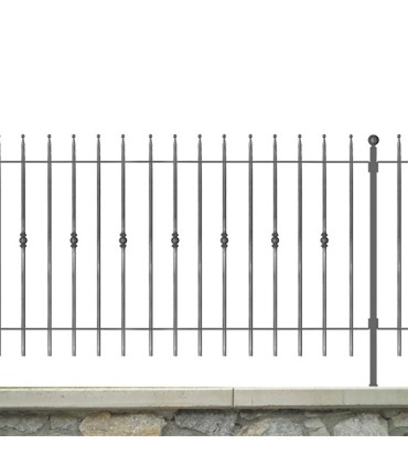 Grille cloture ITALIA 10 prête à poser
