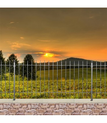 Grille cloture ITALIA 12 prête à poser
