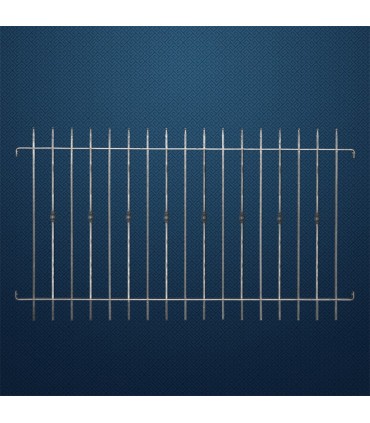 Grille cloture ITALIA 12 prête à poser