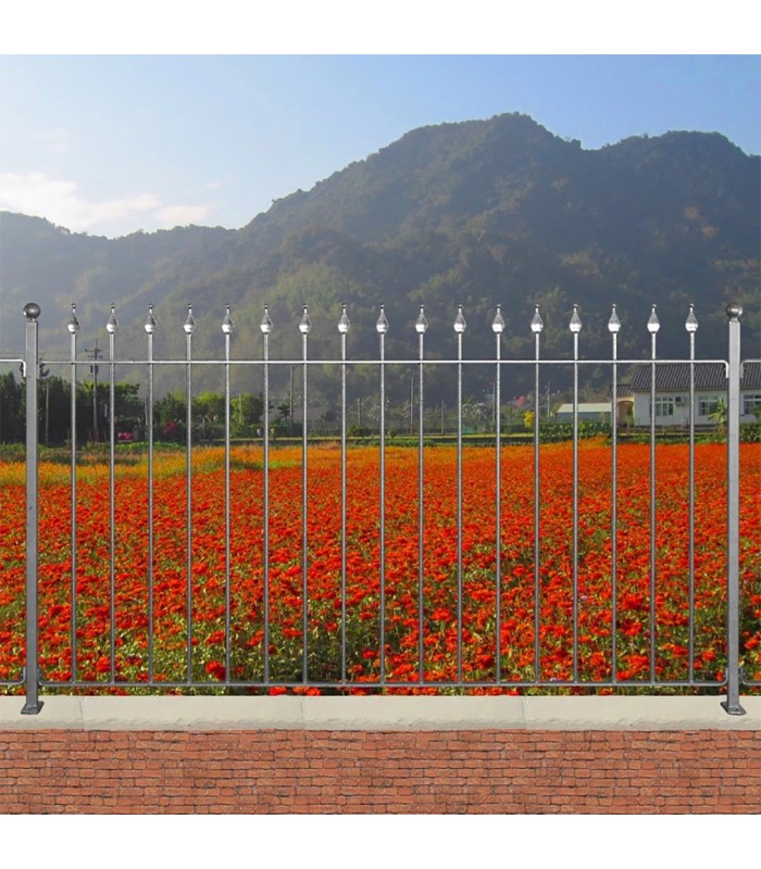 Grille de cloture FIRENZE 12 prête à poser