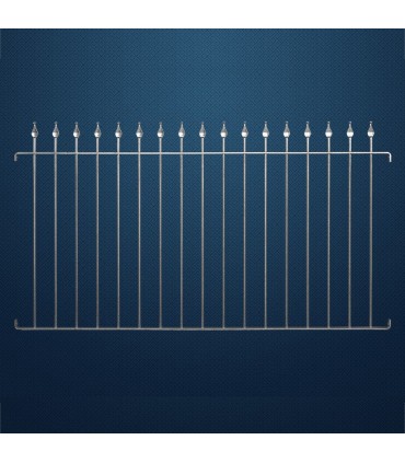 Grille de cloture PISA 12 prête à poser