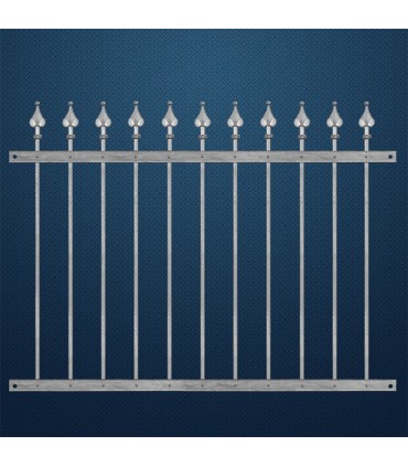 Grille de cloture DIANA 12 prête à poser