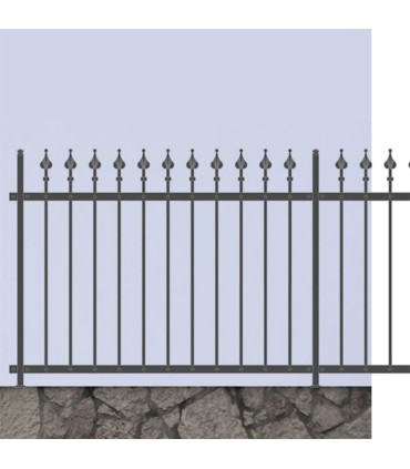 Grille de cloture DIANA 12 prête à poser