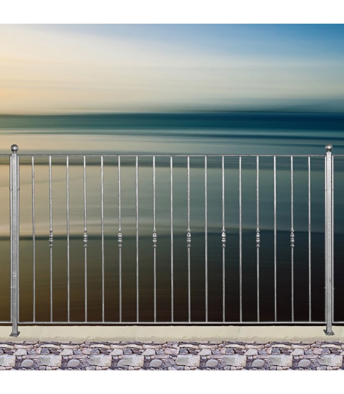 Grille de cloture MARINA 10 prête à poser
