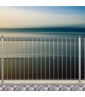 Grille de cloture MARINA 12 prête à poser