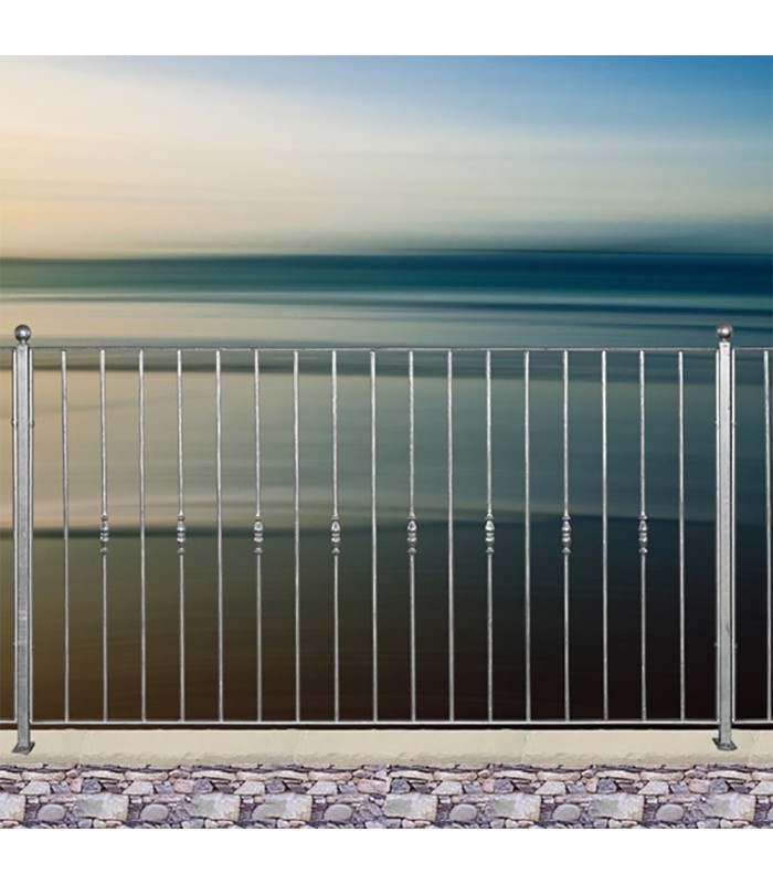 Grille de cloture MARINA 12 prête à poser