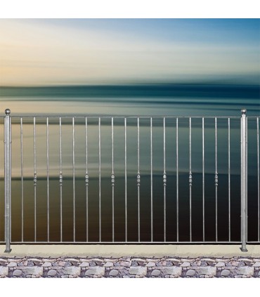 Grille de cloture MARINA 12 prête à poser