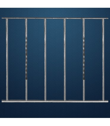Grille de cloture LEVANTE 6 prête à poser