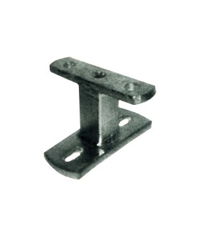 Pied support central court pour cloture