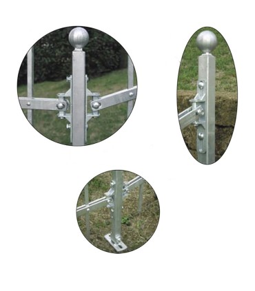 Poteau de cloture Gradius à fixer 1000mm