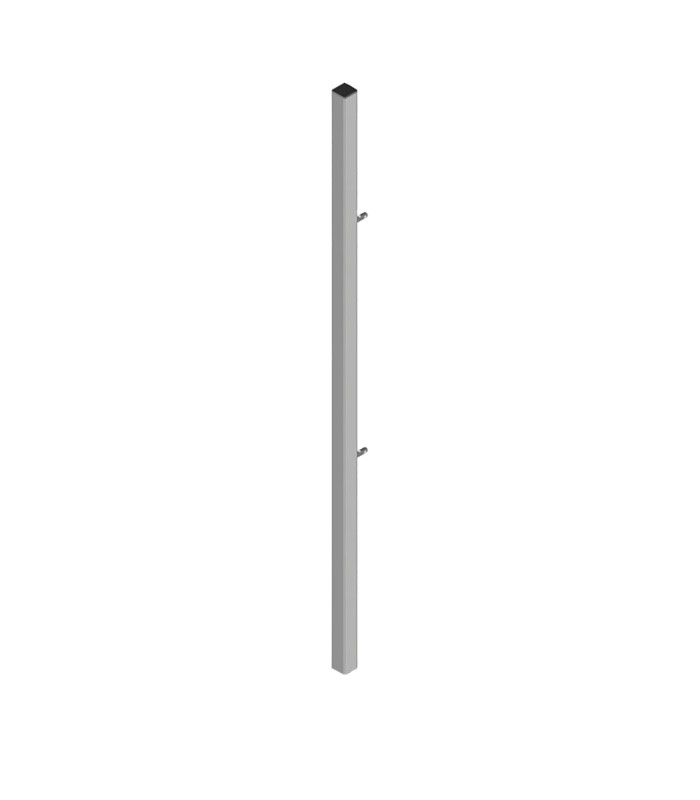 Poteau de départ A SCELLER pour grille de clôture modèle ELEGANCE