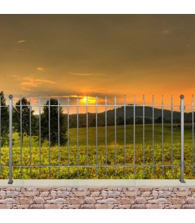 Grille cloture EASY 10 prête à poser