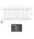 Grille cloture EASY 10 prête à poser