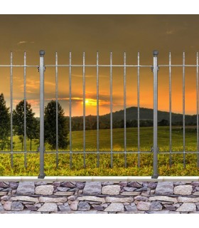 Grille cloture EASY 10.7 prête à poser