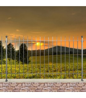 Grille cloture EASY 12 prête à poser