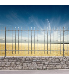 Grille de cloture VIENNA 10 prête à poser