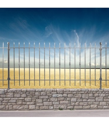 Grille de cloture VIENNA 10 prête à poser