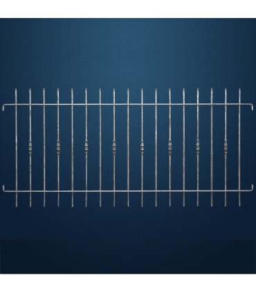Grille de cloture MANTOVA 10 prête à poser