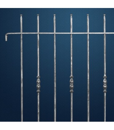 Grille de cloture MANTOVA 10 prête à poser