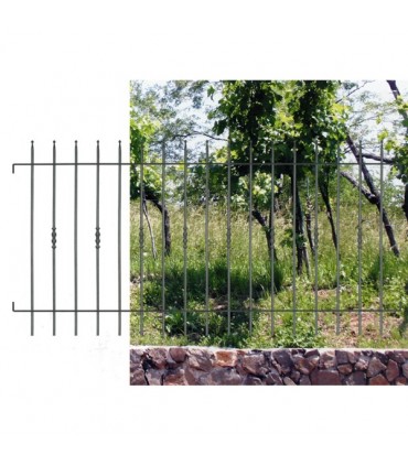 Grille de cloture MANTOVA 10 prête à poser