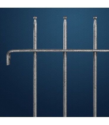 Grille de cloture MILANO 10.7 prête à poser