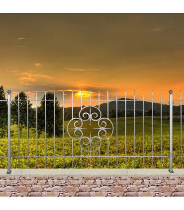 Grille de cloture GENOVA 10 prête à poser