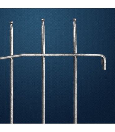 Grille de cloture Onda Milano 10 prête à poser