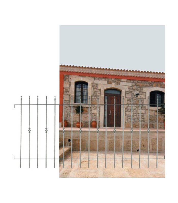 Grille de cloture FERRARA 10 prête à poser