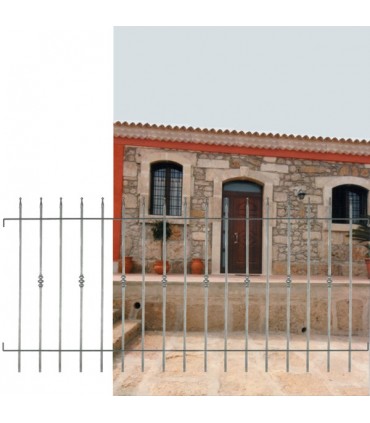 Grille de cloture FERRARA 12 prête à poser