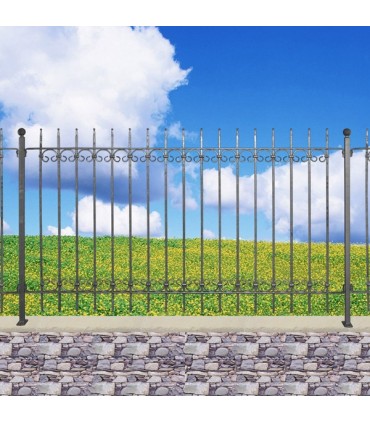 Grille de cloture LUCCA 12 prête à poser