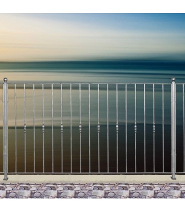 Grille de cloture MARINA 12 prête à poser