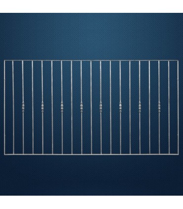 Grille de cloture MARINA 12 prête à poser
