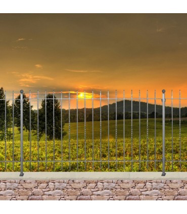 Grille cloture LIVORNO 12 prête à poser