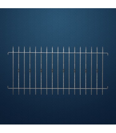 Grille cloture ITALIA 10 prête à poser