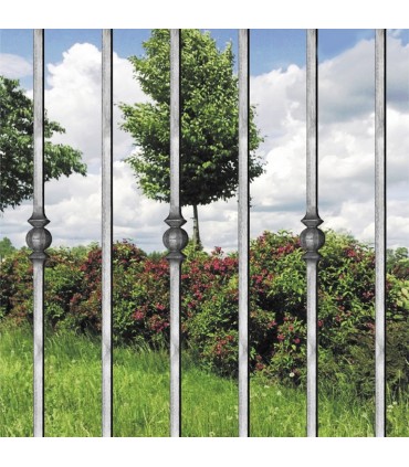 Grille cloture ITALIA 10 prête à poser