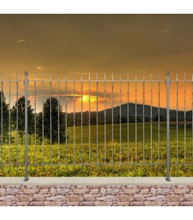 Grille cloture ITALIA 15 prête à poser