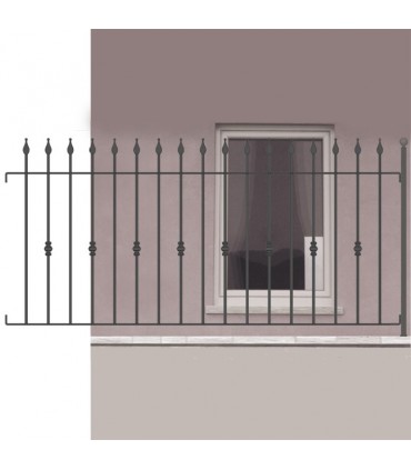 Grille de cloture PADOVA 12 prête à poser