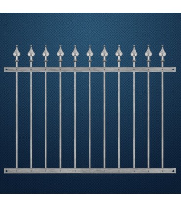 Grille de cloture DIANA 12 prête à poser