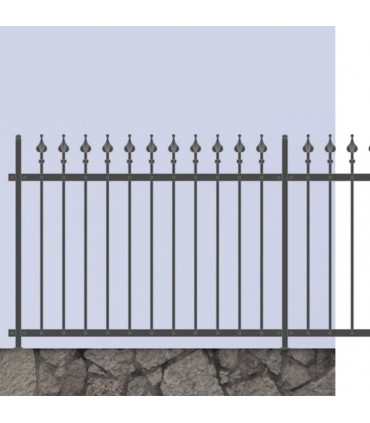 Grille de cloture DIANA 12 prête à poser