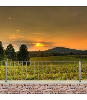 Grille de cloture LEVANTE 6 prête à poser